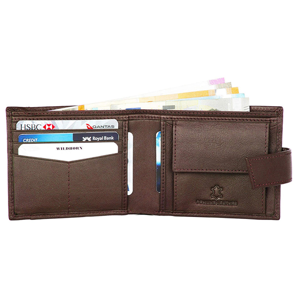 WILDHORN NOGALES Leather Wallet & Belt Gift Set (Carob Brown)-3