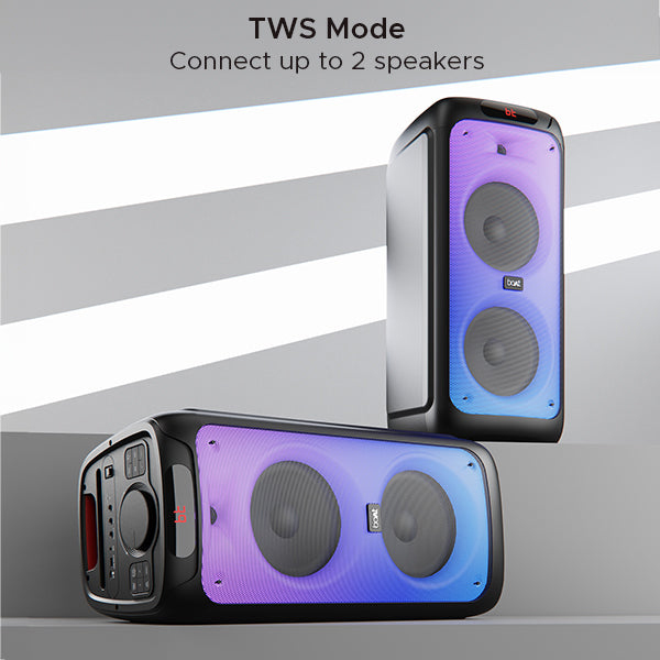 boAt Party Pal 400 160-Watt Bluetooth Wireless Speaker with Mic for karaoke -(Black)-2