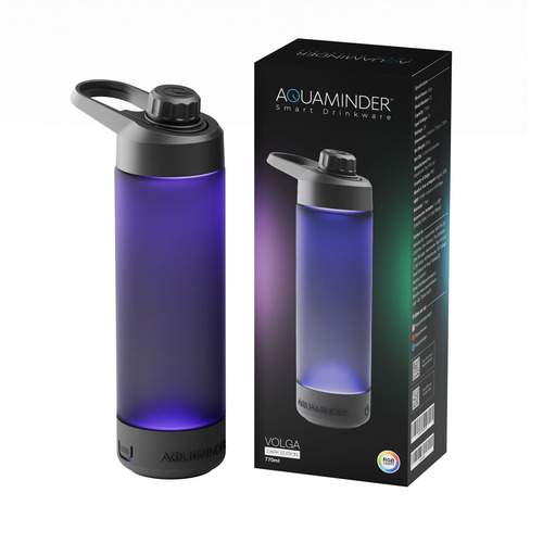 Aquaminder Smart Water Bottle Volga Dark 770ml-0