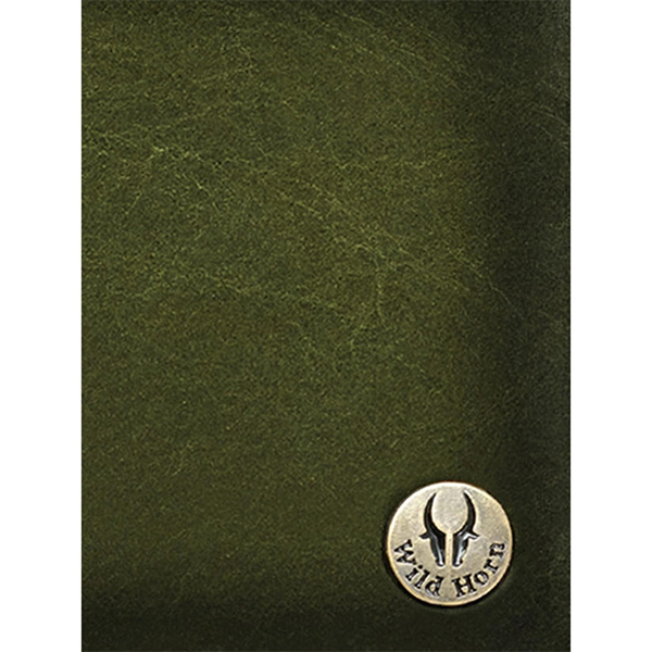 WILDHORN COSTA MESSA Leather Gift Set – Wallet, Keychain & Pen (Green)-4