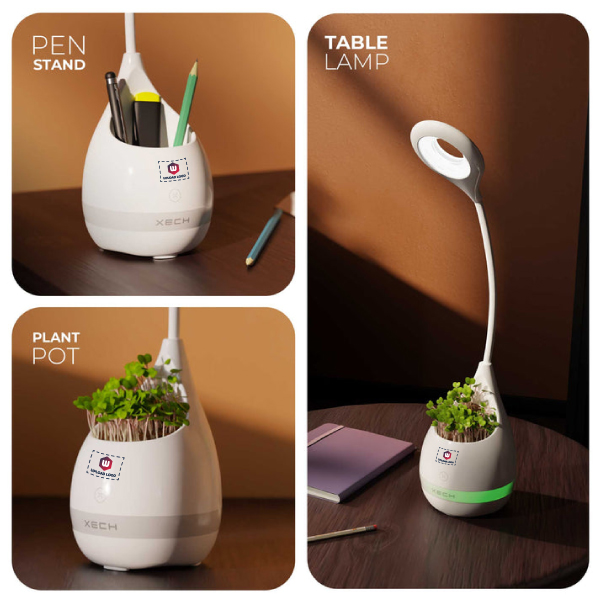 XECH T2 Lamp - Table Lamp for Study Pen Stand & Plant Pot-5