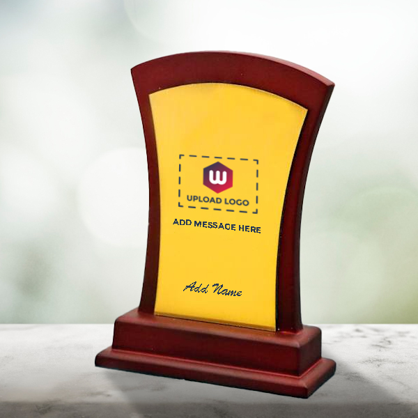 Personalized Certificate Plaque with Logo, Name & Message-2