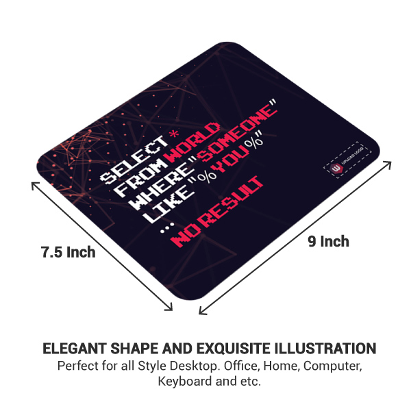 Programmer Mouse Pad with Customized Logo-4