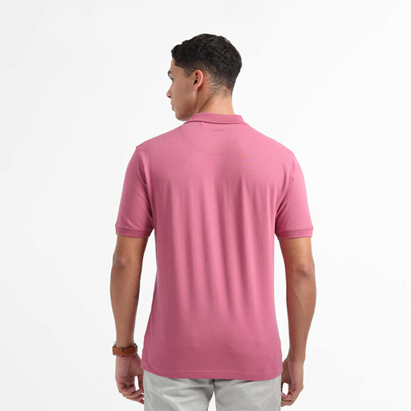Caslay Organic Polo T-Shirt (Red Violet)-3