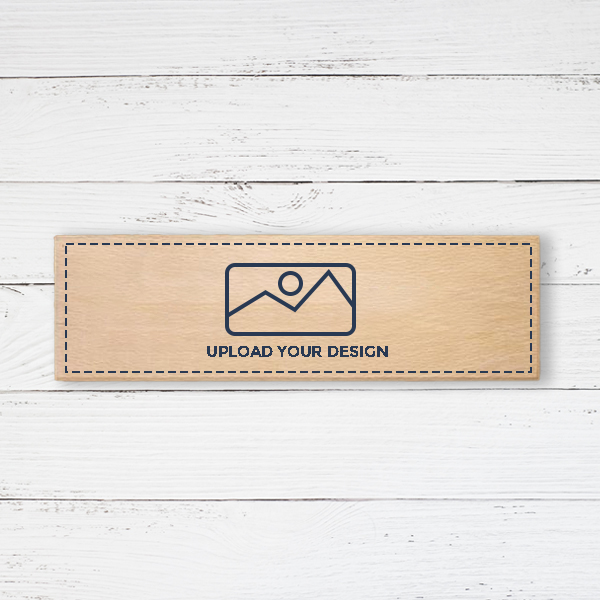 Wooden Name Plate – Upload Your Own Design for Personalized