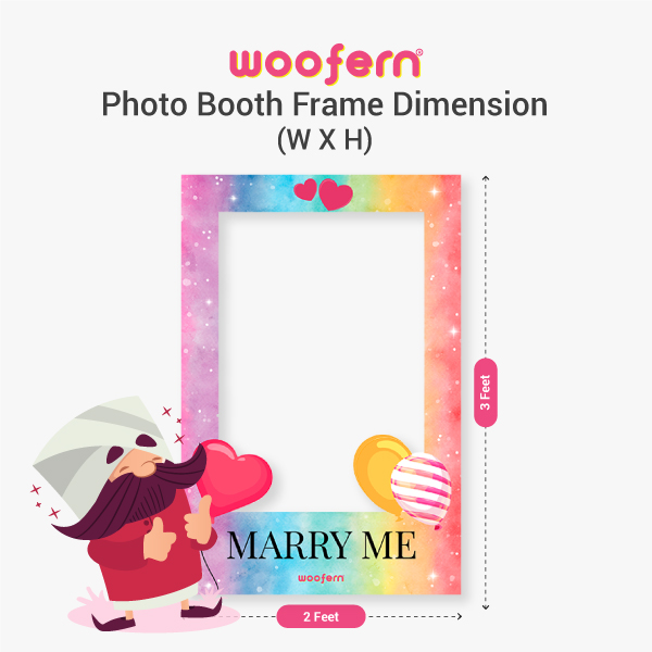 Romantic Proposal Photo Booth Frame-4