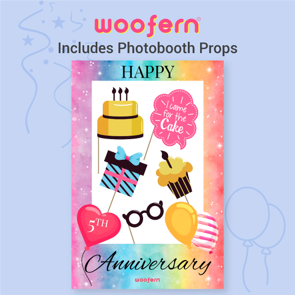 Photo Booth frame Custom with Year's of Anniversary-3