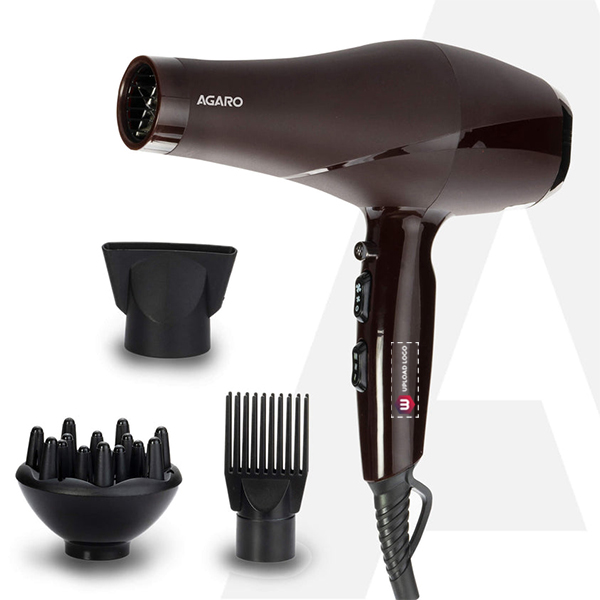 AGARO HD-1120 Professional Hair Dryer with Comb  2000W AC