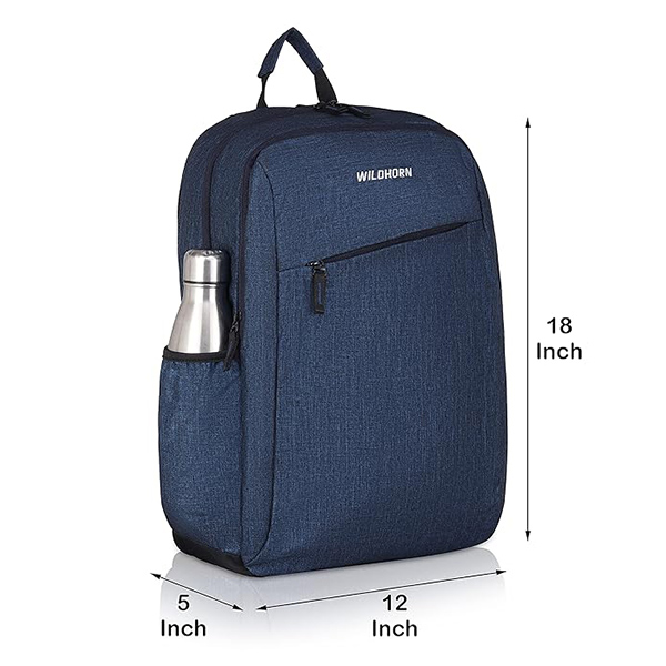 WILDHORN Prague Laptop Backpack (Blue)-2
