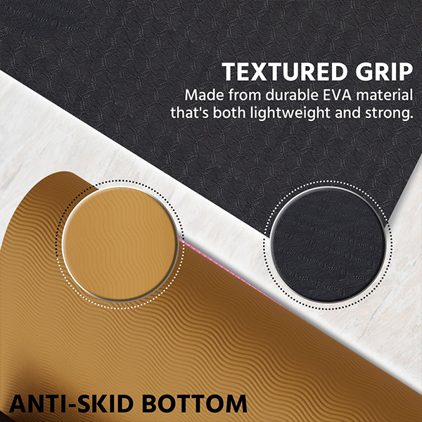 Lifelong LLYM222 Dual Color Yoga Mat for Women & Men EVA Material 6mm-1