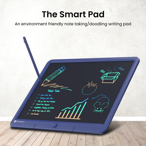 Portronics Ruffpad 15M POR 1766 11.5 x 8.5 inch Graphics Tablet (Blue)-1