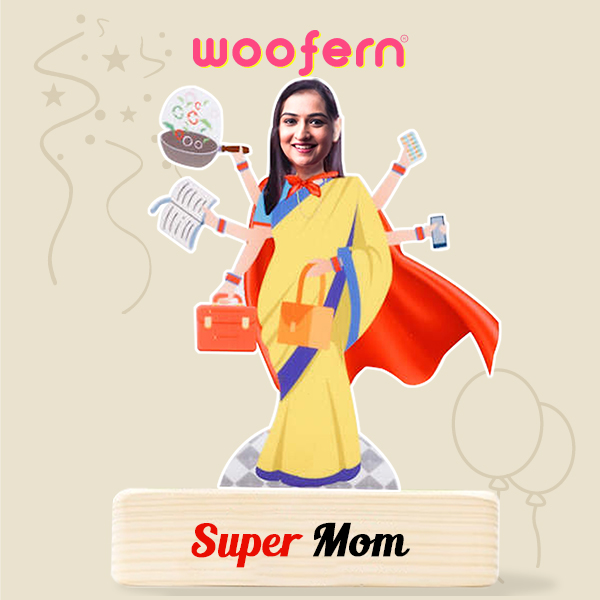 Supermom in Action – Personalized Caricature-0