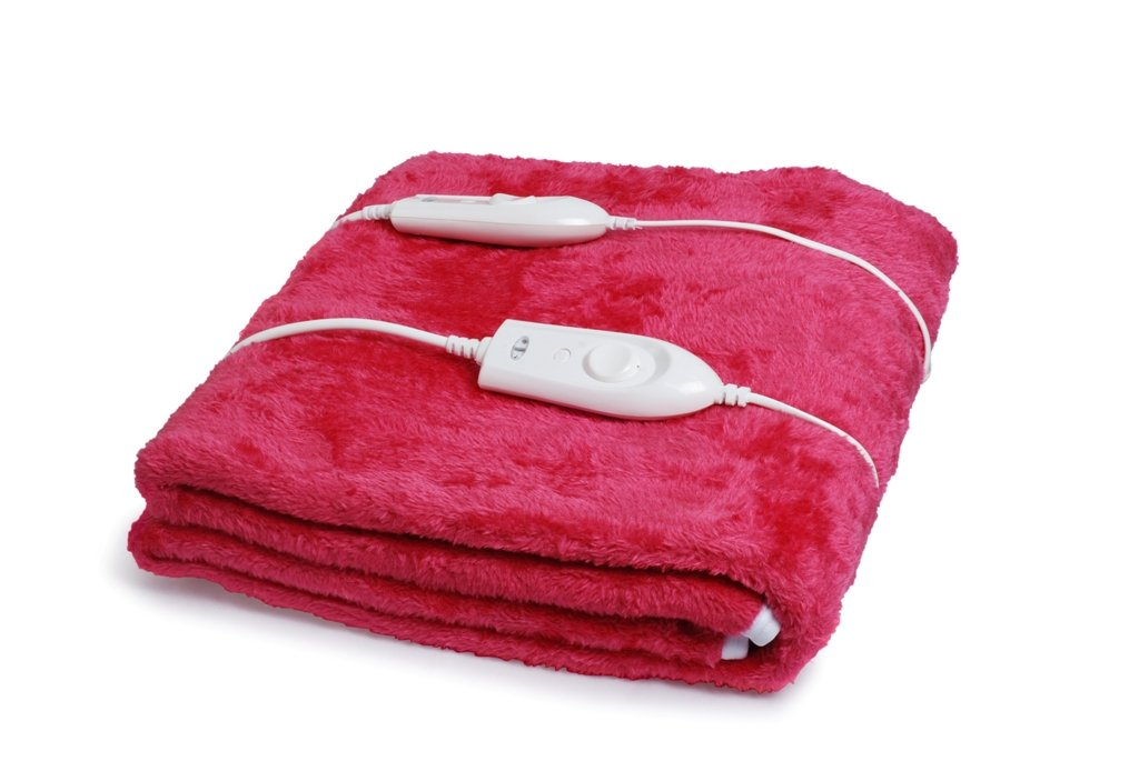 Expressions Signature Electric Bed Warmer - Electric Under Blanket - Double Bed Size (150cms x 160cms) - Pink