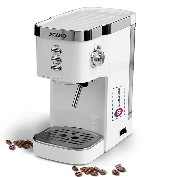 AGARO Regency Espresso Coffee Maker – 20-Bar Pressure, 1350W-0