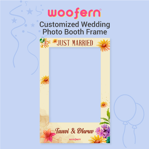 Memorable Wedding Photo Booth Frames – Personalized to Perfection