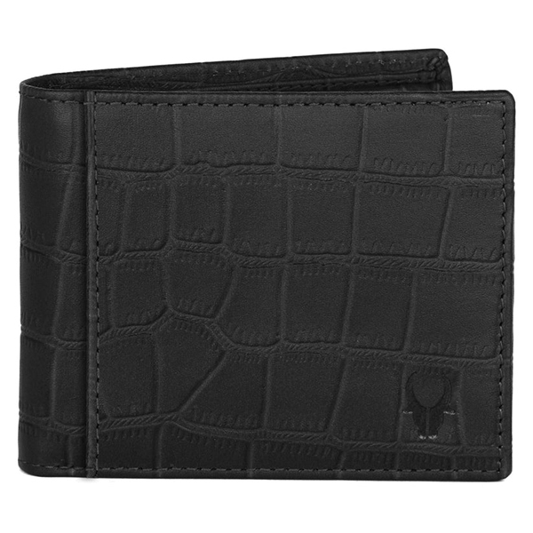WILDHORN BATSVILLE Leather Wallet & Belt – Premium Gift for Men (Black Croco)-2