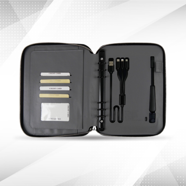 Nexon Power Bank Folder (Black Grey)-1