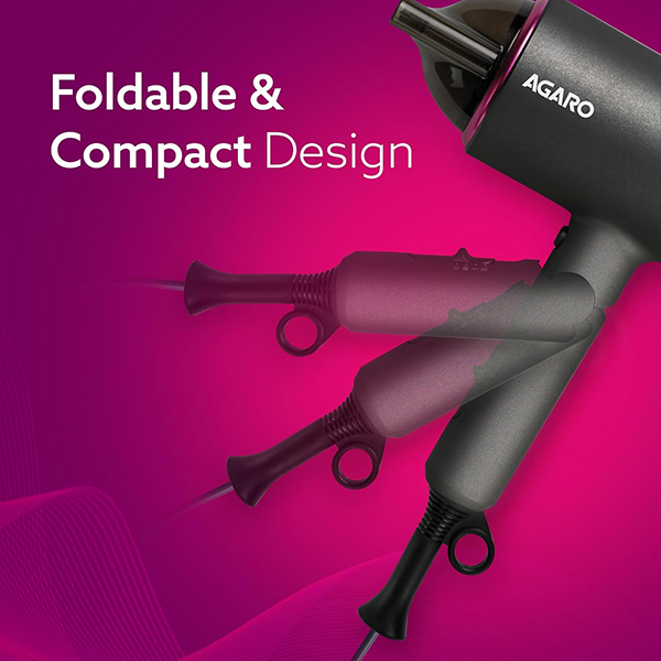 AGARO HD-1214 Premium Hair Dryer – 1400W Power & Precision-4