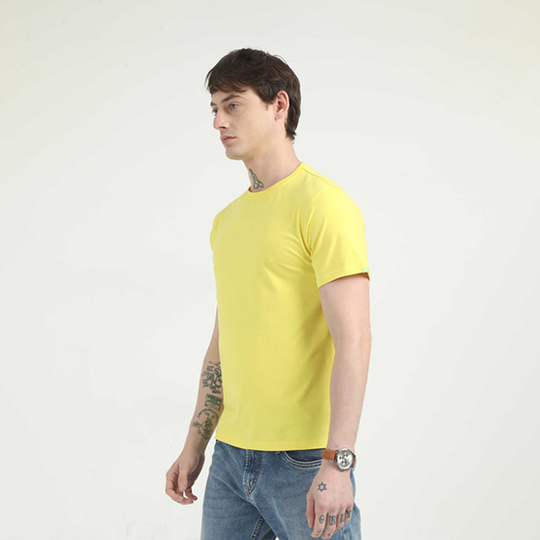 Caslay Organic Crew Neck T-Shirt (Illuminating)-1