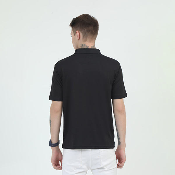 Caslay Quick Dry Polo T-Shirt (Black)-5