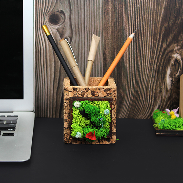 Forest Tile – Cork Pen Holder-2