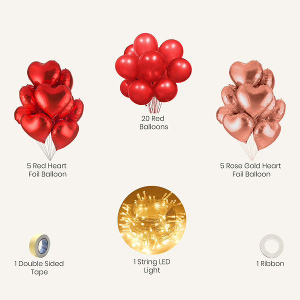 Heart-Shaped Foil Balloons for Your Cherished Ones-2