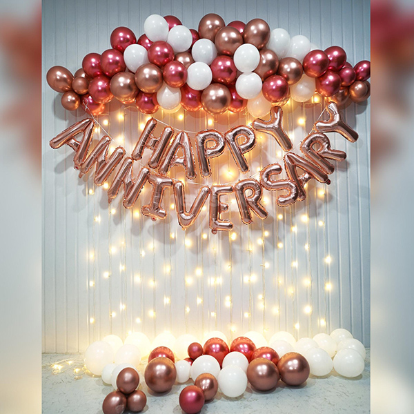 Beautiful Radiant Rose Gold Decoration