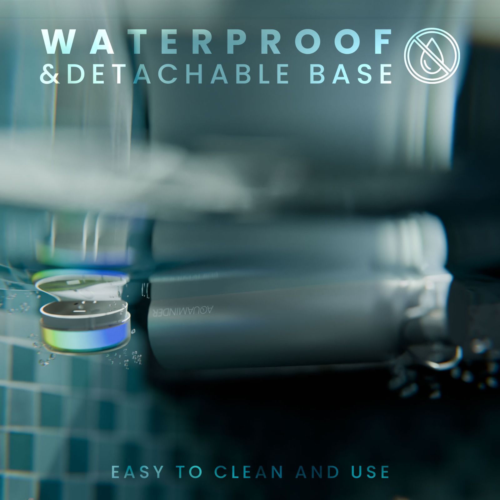 Aquaminder Stainless Steel Double Wall Smart Water Bottle Thames 600 ml - White-3