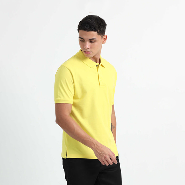 Caslay Organic Polo T-Shirt (Illuminating)-2