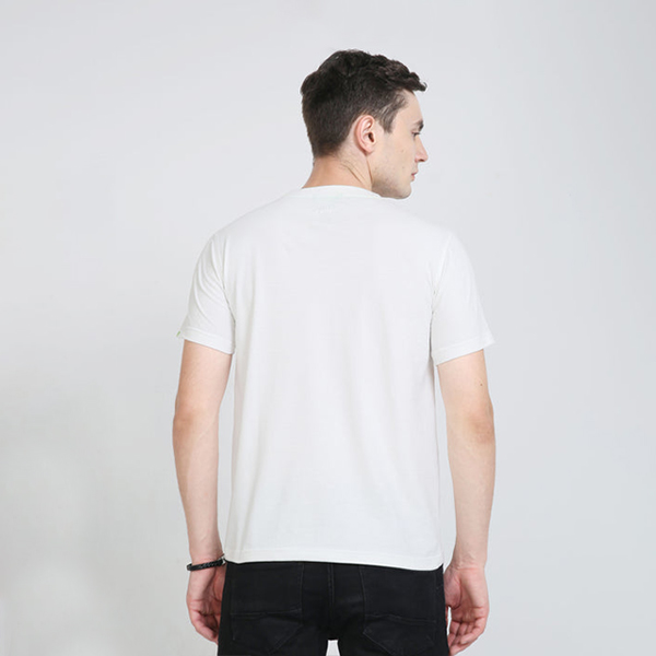Caslay Crew Neck T-Shirt (White)-4