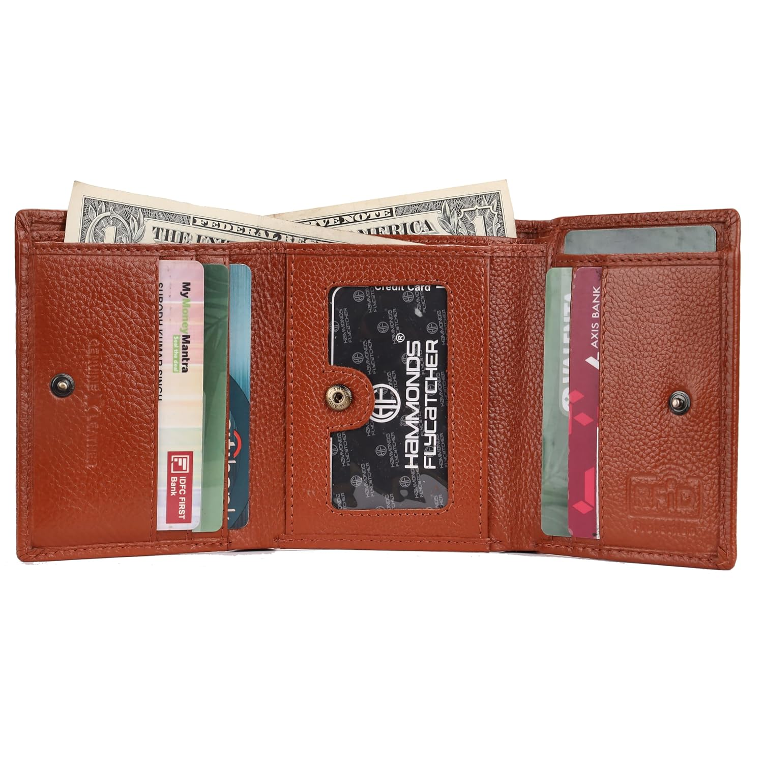 HF Men's Executive Leather Gift Set – Wallet, Keychain & Pen | Premium Corporate Gift (Brunt Umber)-1