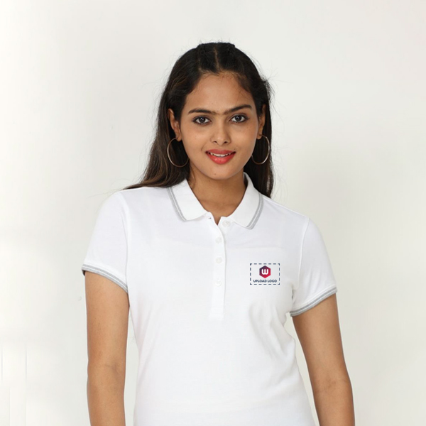 Allen Solly Women’s T-Shirt – White | 100% Cotton | Corporate Gifting