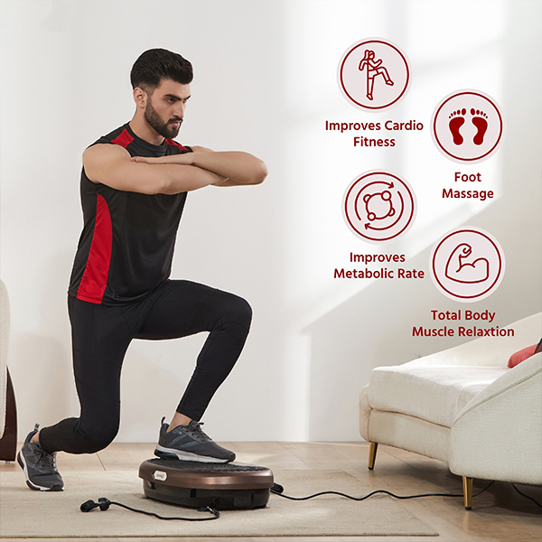 Lifelong LLM234 Crazyfit Vibration Plate Massager Machine for Workout-4