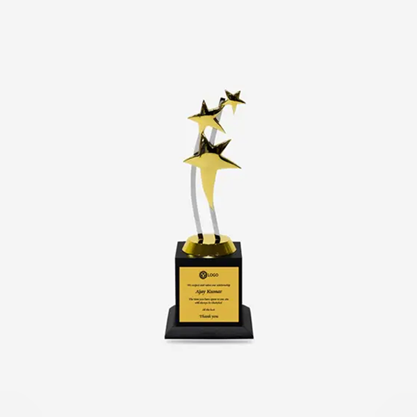 Starlink Gold Trophy - A Symbol of Star-Studded Excellence-0