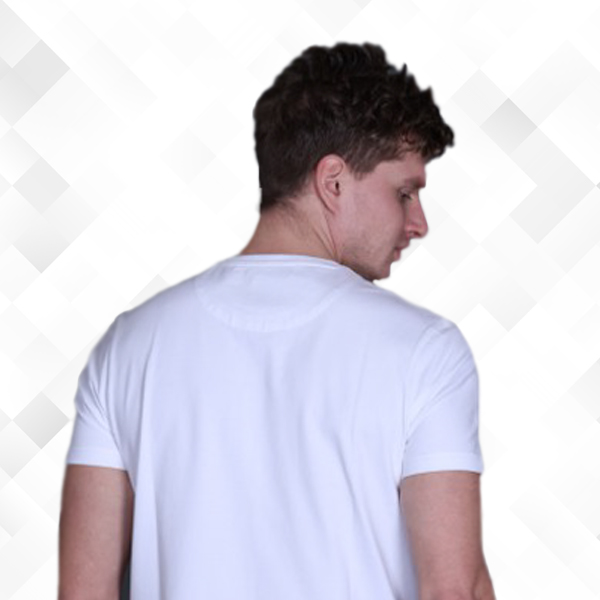 Indian Terrain Classic Solid Crew Neck - White T-shirt-1