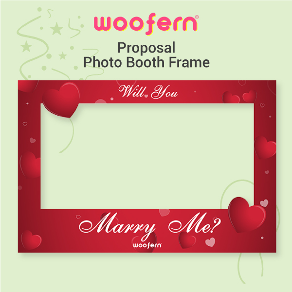 Unique Proposal Photo Booth Frame