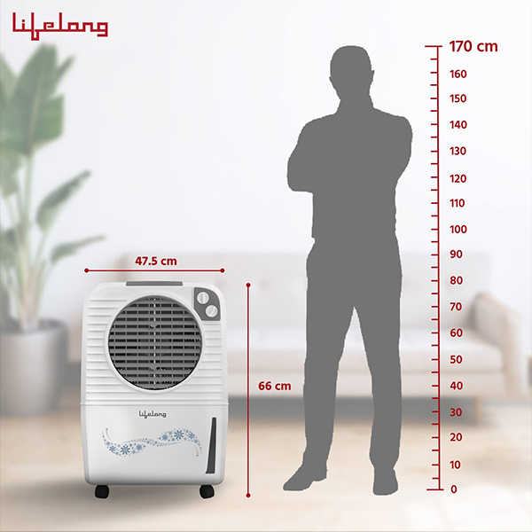 Lifelong 40L Air Cooler | Ice Chamber | Powerful Air Throw-5