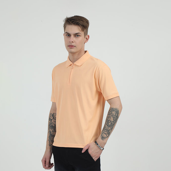Caslay Quick Dry Polo T-Shirt (Peach)-2