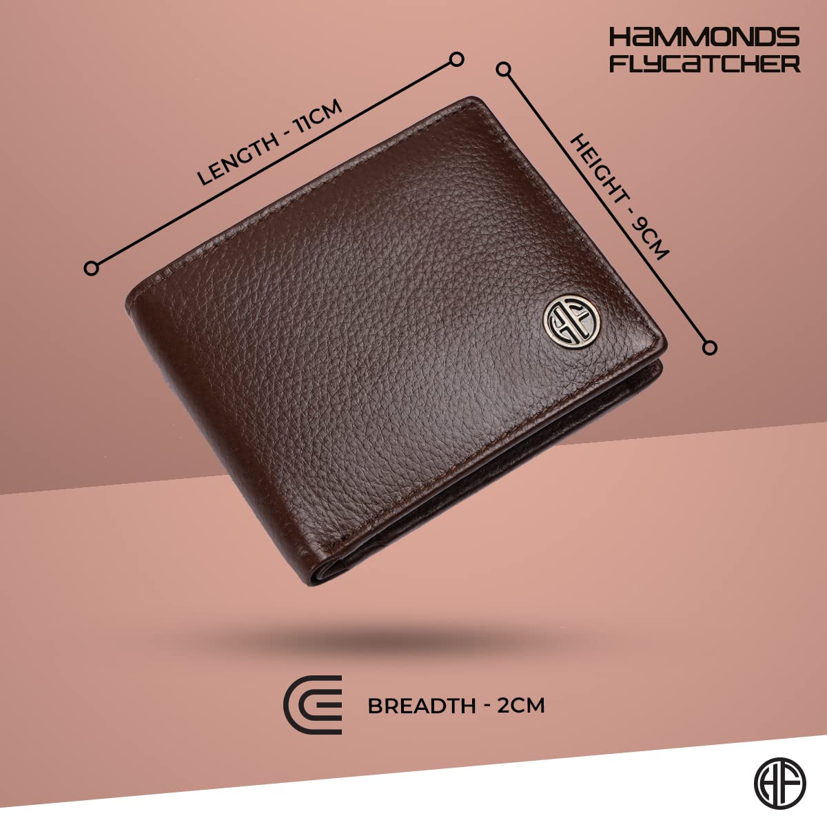 HF Men's Executive Leather Gift Set – Wallet, Keychain & Pen | Premium Corporate Gift (Birchwood Brown)-4