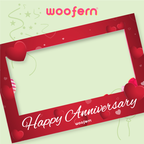 Red Heart Themed Selfie Photo Booth Frame-2