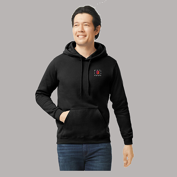 Gildan Heavy Blend Adult Hooded Sweatshirt Black-0
