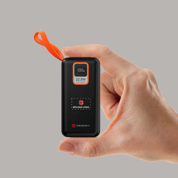 Portronics Ampbox 10k mini power bank | with display-0