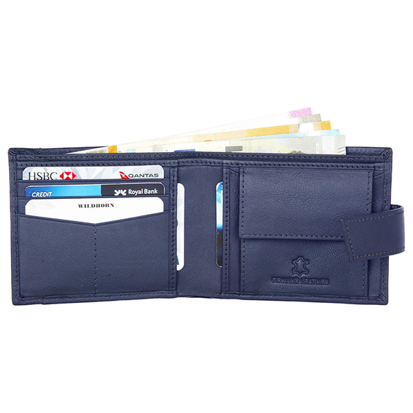 WILDHORN NOGALES Leather Wallet & Belt Gift Set (Soft Blue)-3
