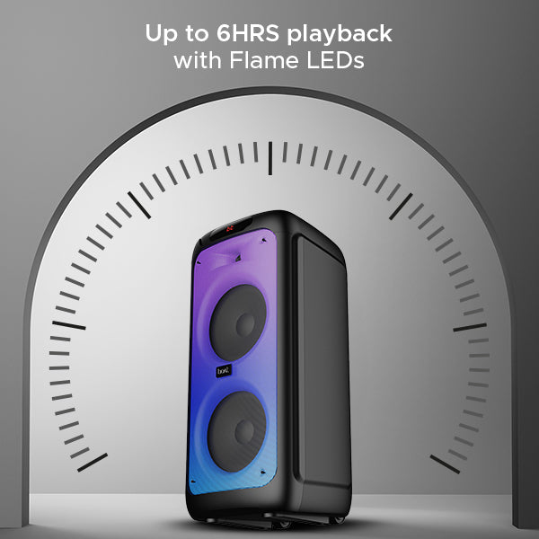 boAt Party Pal 400 160-Watt Bluetooth Wireless Speaker with Mic for karaoke -(Black)-3