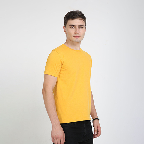Caslay Crew Neck T-Shirt (Mustard)-3
