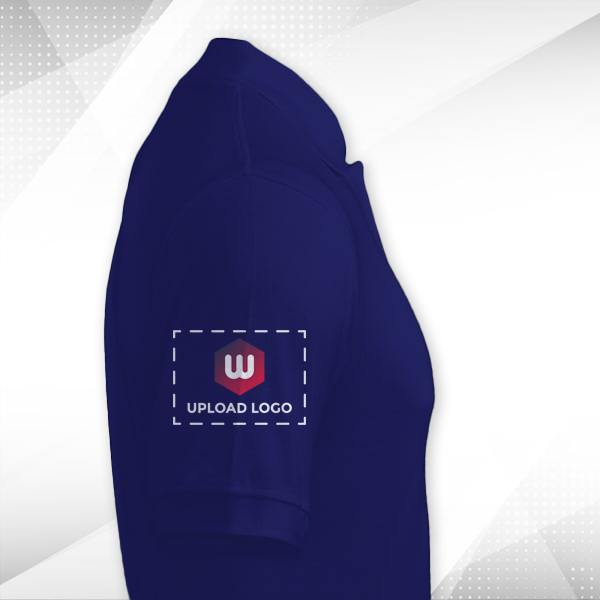 Six Degrees Cotton Polo T-shirt for Men (Navy Blue) - Custom Logo Left Chest & Right Arm-1