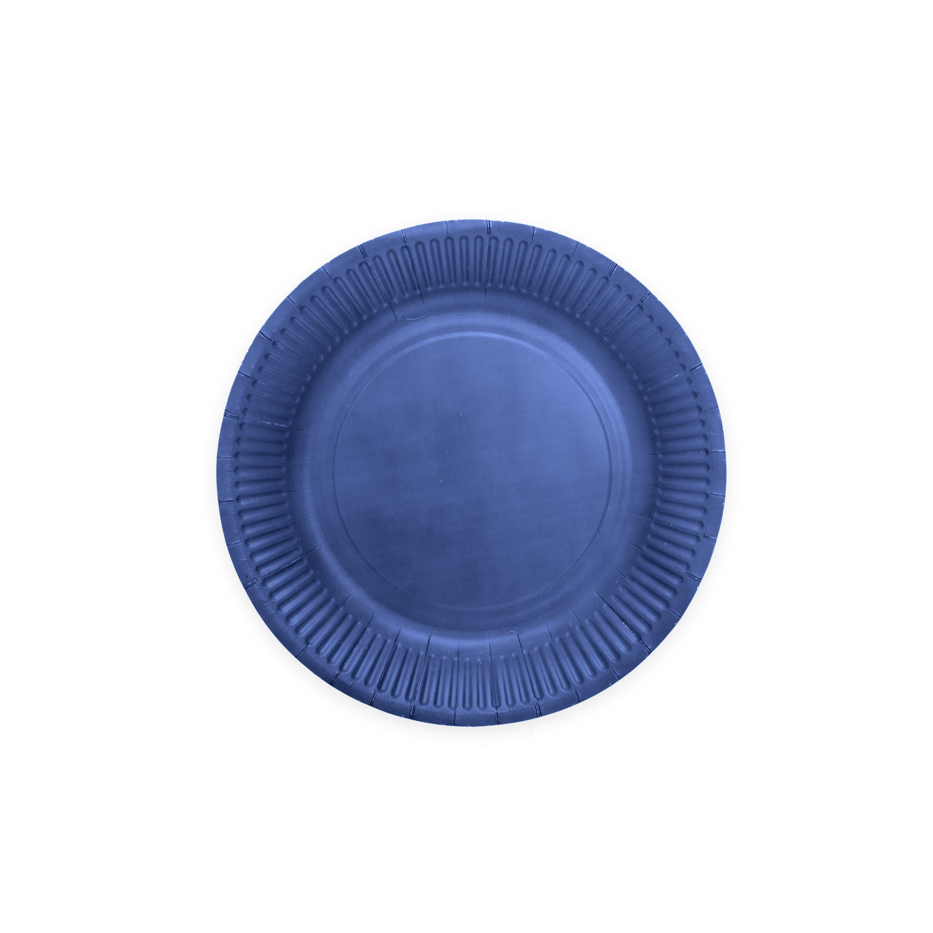 Premium Dark Blue Paper Plates 7 Inches - 8 Pc