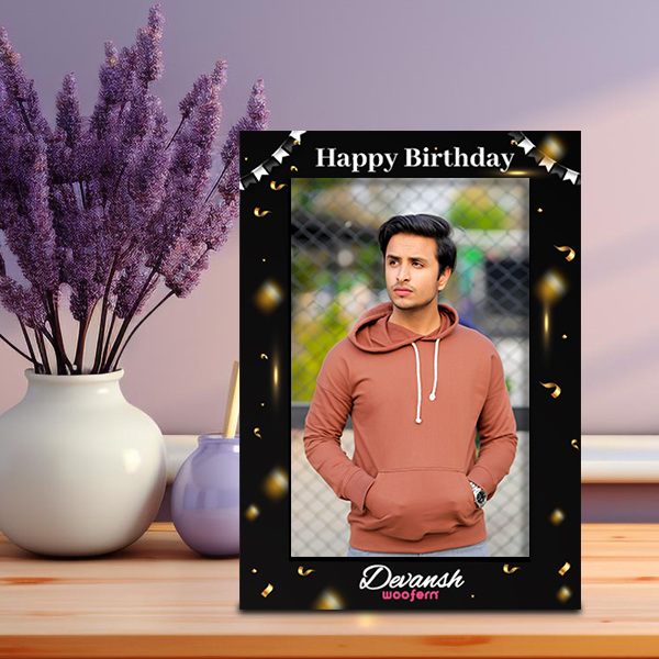 Customizable Printing Photo Frame for Birthday-1