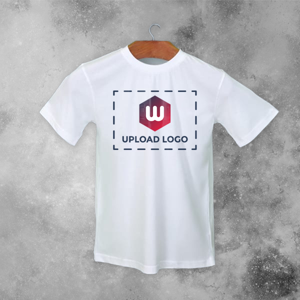 Skinta Fit Half Sleeve Round Neck T-Shirt for Men (White) - Custom Logo-2