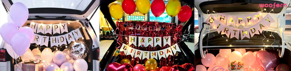 Amazing Birthday Car Boot Decorations on Budget